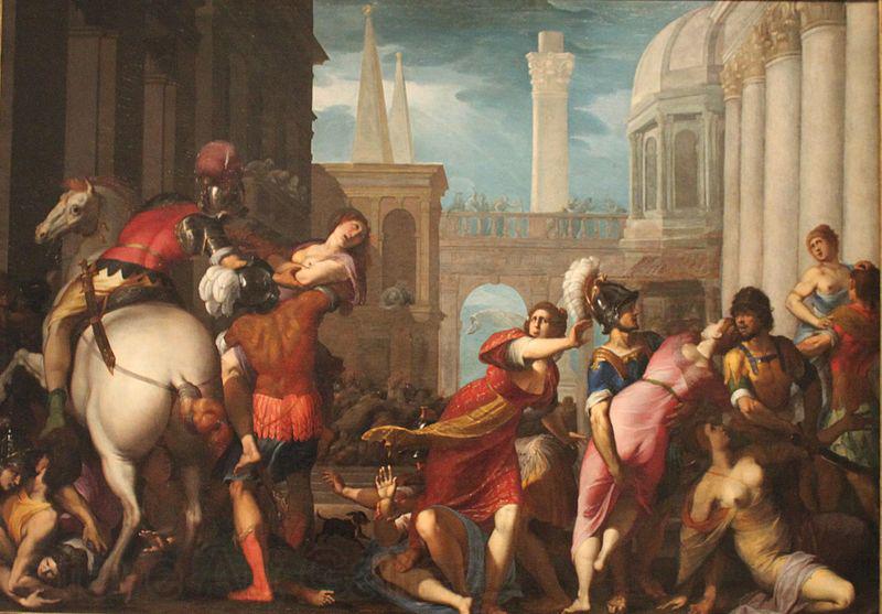 Jacopo Ligozzi Rape of the Sabine Woment Norge oil painting art